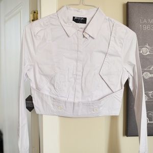 NastyGal Half-Top Shirt